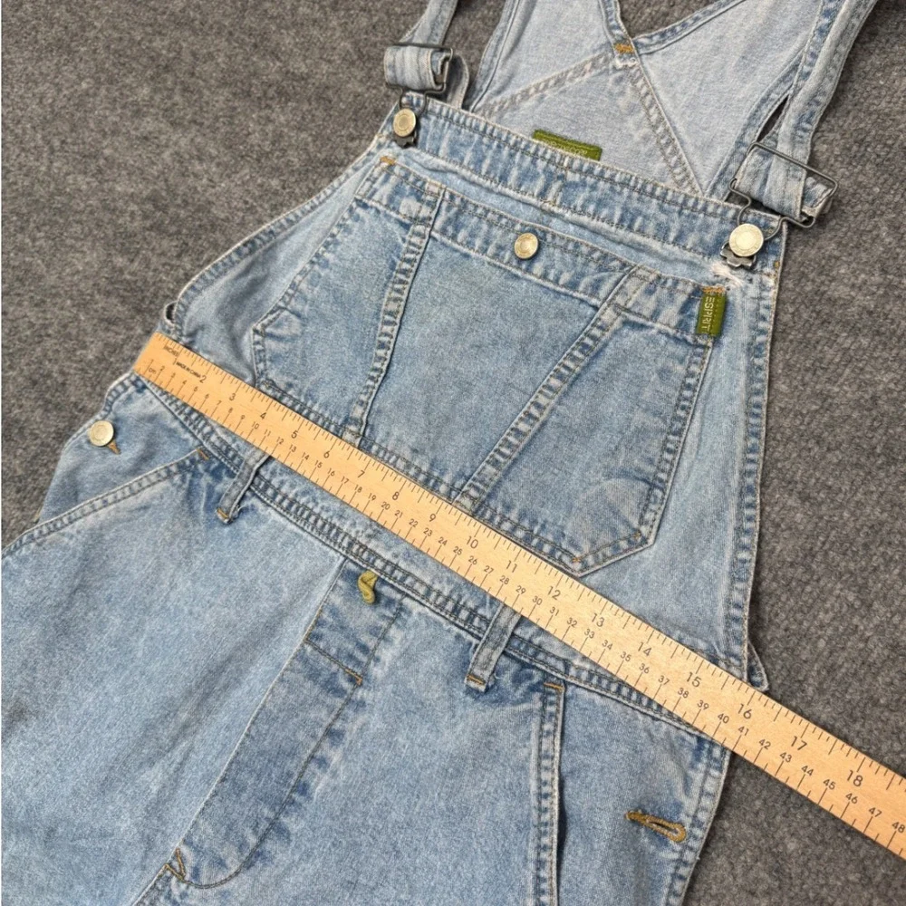 Vintage‎ Esprit EDC Denim Shortalls Light Wash Cotton Overalls 90s Women Medium